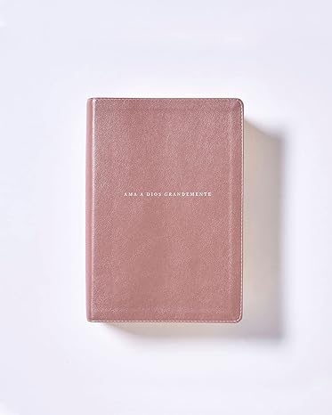 Cargue la imagen en el visor de la galería, Santa Biblia NBLA, Ama a Dios Grandemente, Interior a cuatro colores, imitación piel oro rosa
