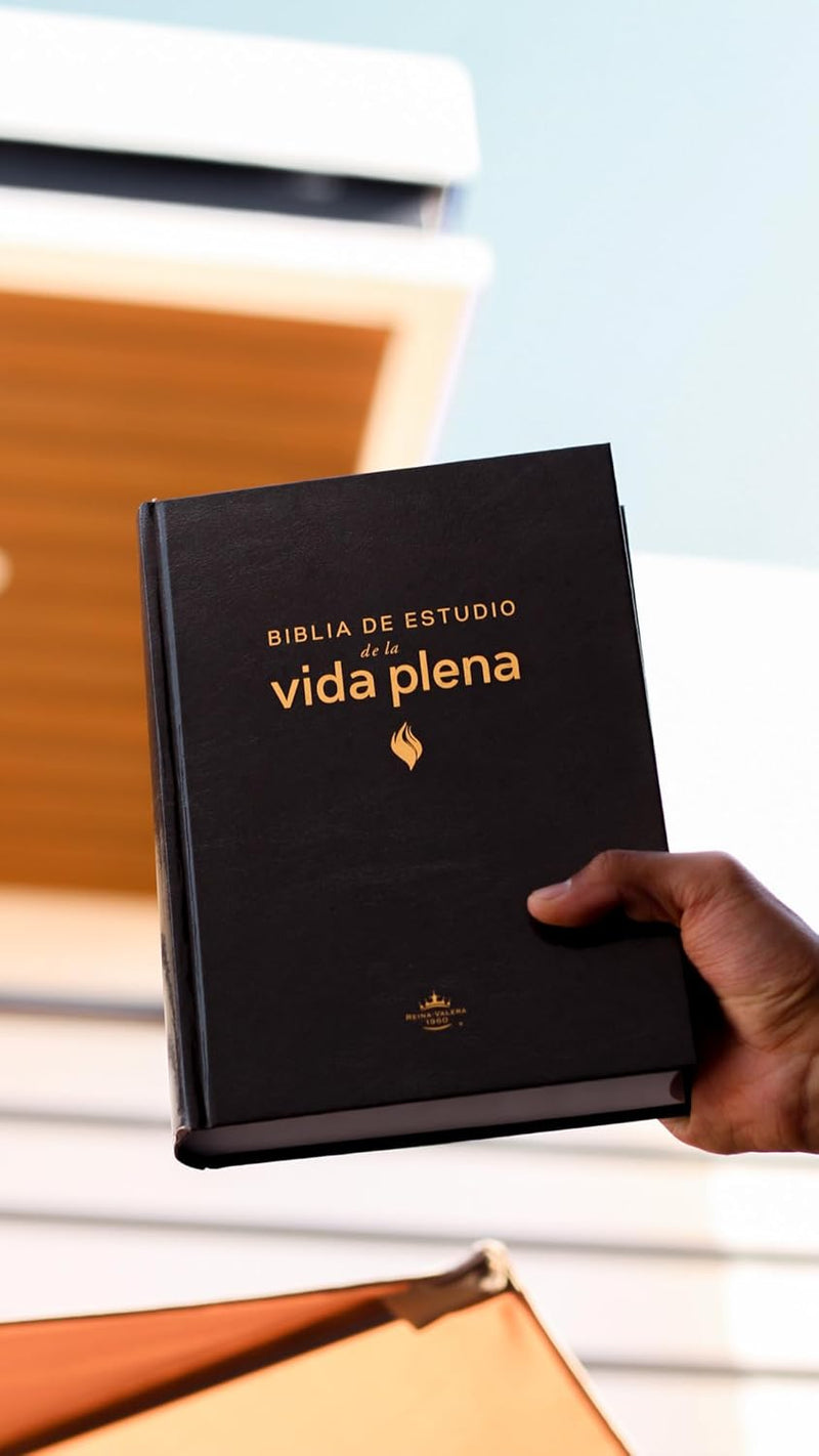 Cargue la imagen en el visor de la galería, Biblia de estudio de la Vida Plena RVR 1960, Edición clásica, Tapa dura negra
