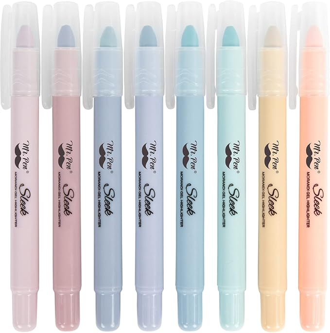 Cargue la imagen en el visor de la galería, Paquete de 8 marcadores de gel para biblia Mr. Pen
