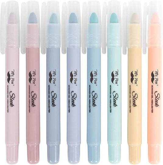 Paquete de 8 marcadores de gel para biblia Mr. Pen