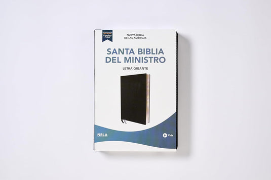 Biblia del Ministro NBLA, Letra Gigante, Leathersoft, Negra, Comfort Print
