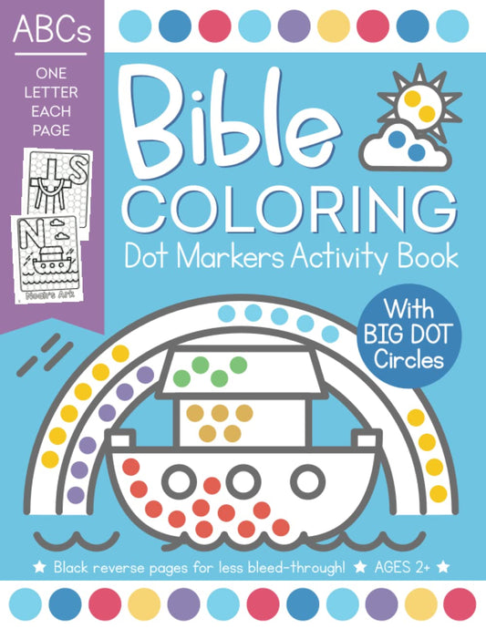 Bible Coloring: Dot Markers Activity Book