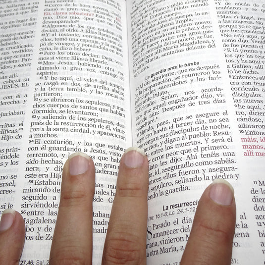 Biblia Héroes RVR 1960, Cierre zíper, Letra Grande, imitación piel café