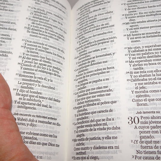 Biblia RVR 1960, Tamaño Bolsillo, imitación piel rosada