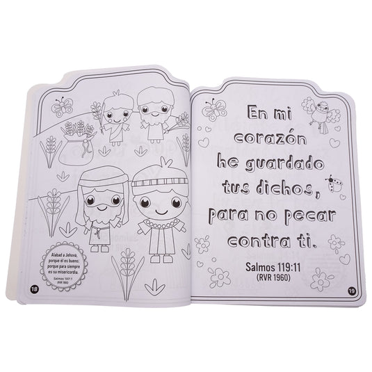 Biblia - Libro para colorear con pegatinas