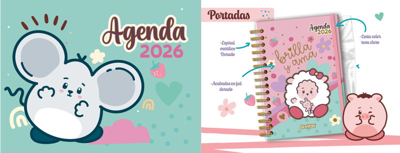 Cargue la imagen en el visor de la galería, Agenda Borlitas Ovejita 2026
