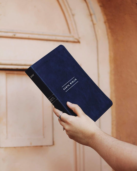 Biblia del Ministro NVI, Revisión 2022, Letra Grande, con índice, Leathersoft Azul marino