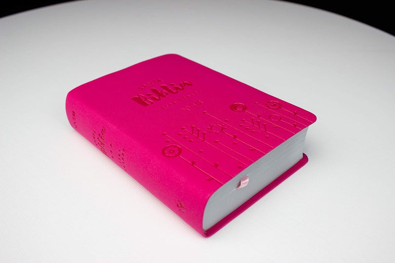 Cargue la imagen en el visor de la galería, Biblia NVI letra grande - Tamaño mediano - Fucsia
