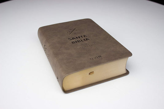Biblia NVI letra grande - Tamaño mediano - Marron