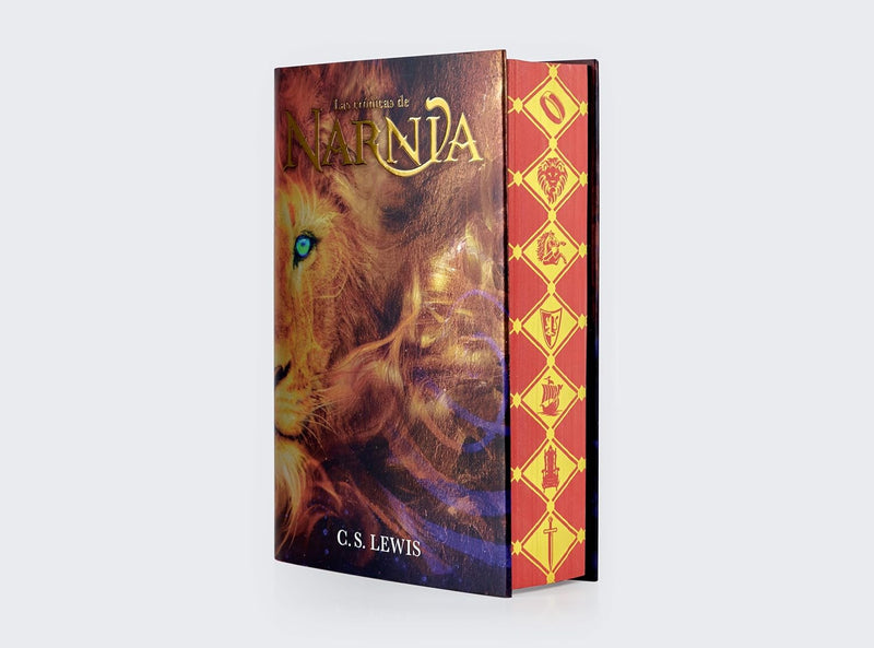 Cargue la imagen en el visor de la galería, Las Crónicas de Narnia, Edición de lujo, Tapa dura con solapa: 7 libros en 1: Celebración del 75 aniversario
