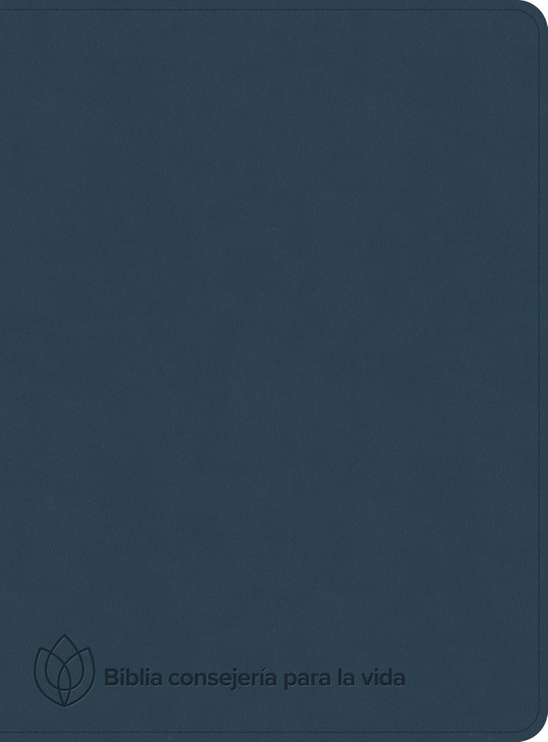 Cargue la imagen en el visor de la galería, Biblia consejería para la vida RVR 1960, imitación piel azul
