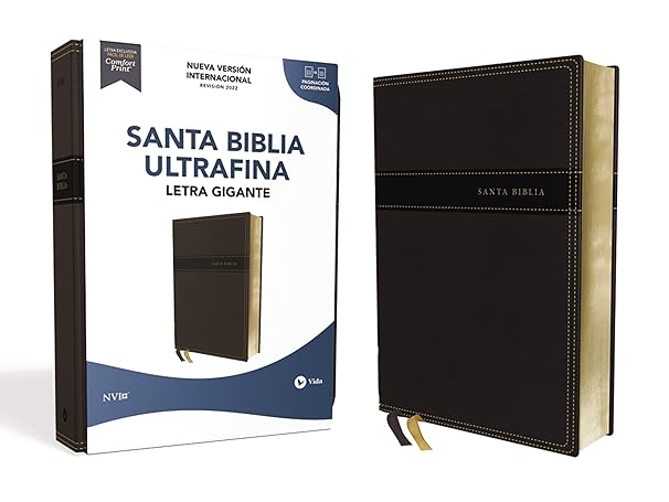 Cargue la imagen en el visor de la galería, Santa Biblia NVI, Revisión 2022, Ultrafina, Letra Gigante, Leathersoft Negro
