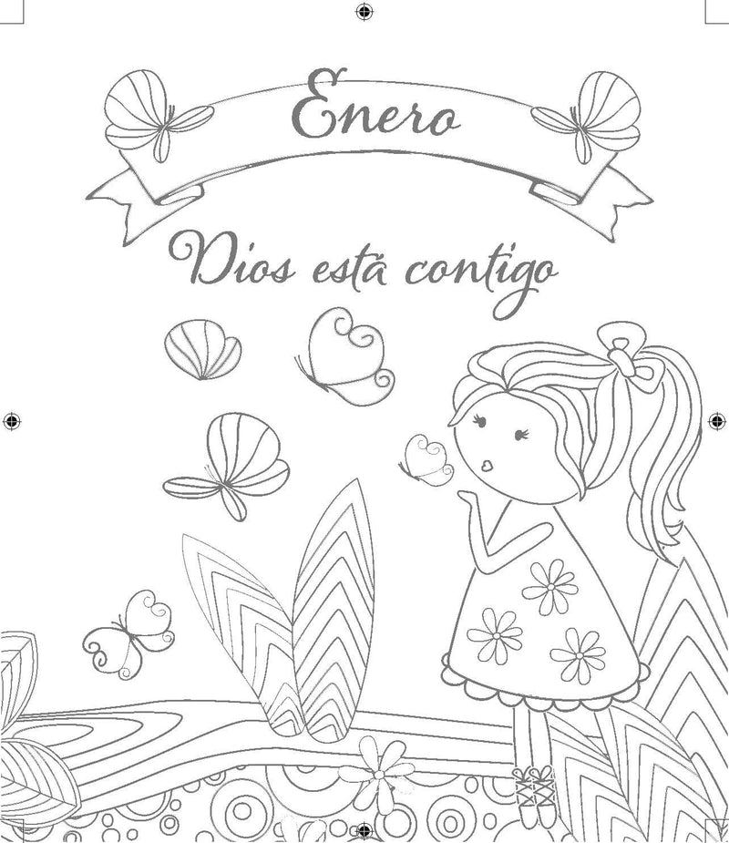Cargue la imagen en el visor de la galería, Devocional ilustrado para niñas: 366 días de devocionales para colorear
