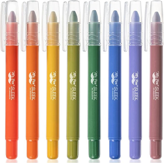 Paquete de 8 marcadores de gel para biblia Mr. Pen