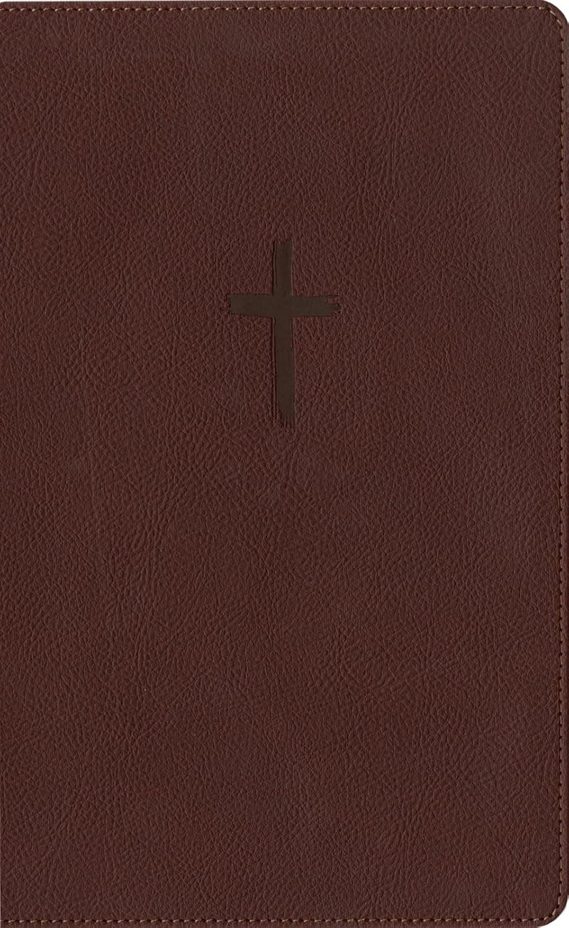Cargue la imagen en el visor de la galería, Biblia de referencia en la columna central NTV con Filament, Letra Grande, SentiPiel café
