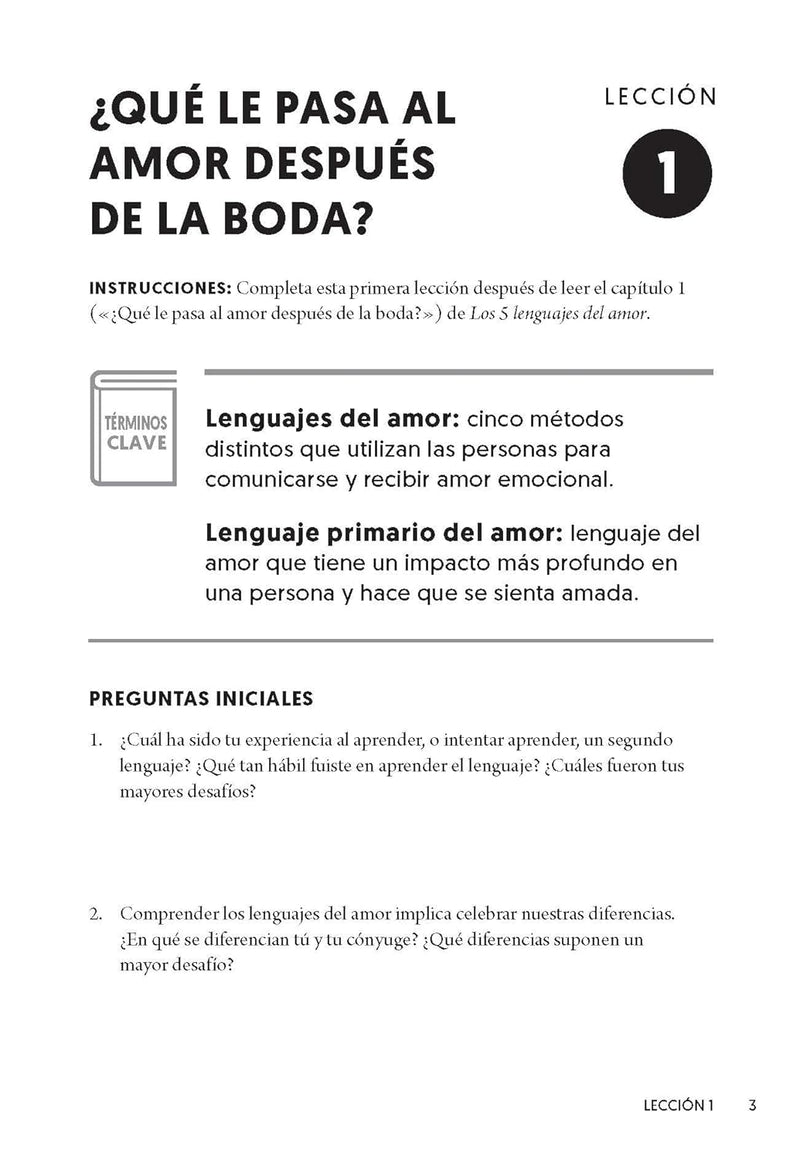 Cargue la imagen en el visor de la galería, Los 5 lenguajes del amor - Cuaderno de ejercicios
