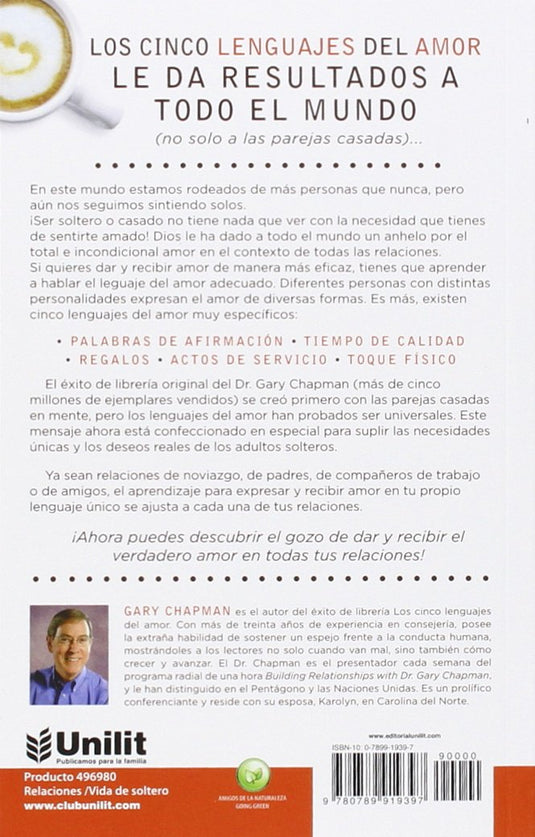 Los Cinco Lenguajes del Amor para Solteros (Ed. Bolsillo)