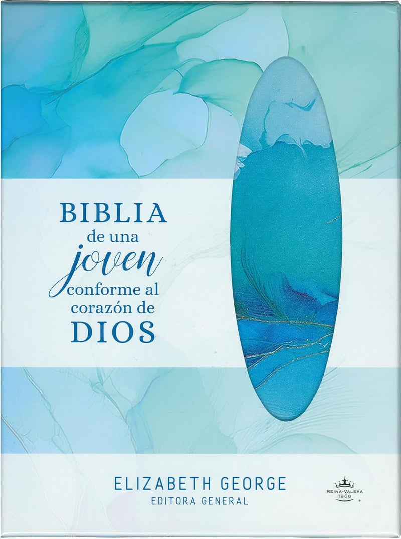 Cargue la imagen en el visor de la galería, Biblia de una Joven Conforme al Corazón de Dios RVR 1960, imitación piel brisa
