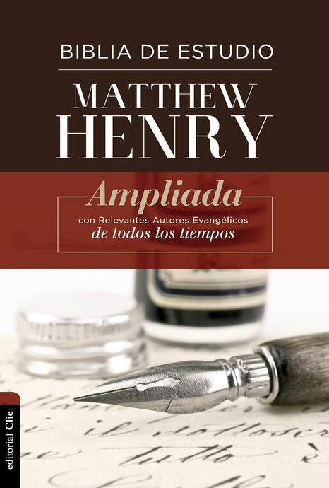 Biblia de Estudio Matthew Henry RVR, con Índice, Tapa dura