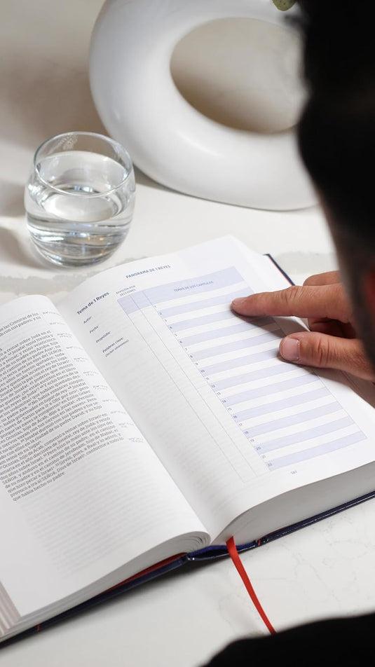 Biblia para el estudio inductivo NBLA, Interior a dos colores, Tapa dura