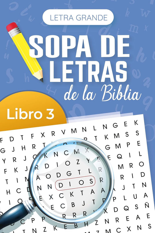 Sopa de letras de la Biblia, Letra Grande, Libro 3