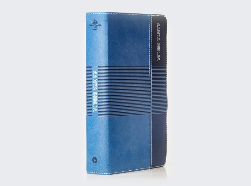 Cargue la imagen en el visor de la galería, Biblia de Estudio para Jóvenes Adolescentes RVR 1960, imitación piel azul
