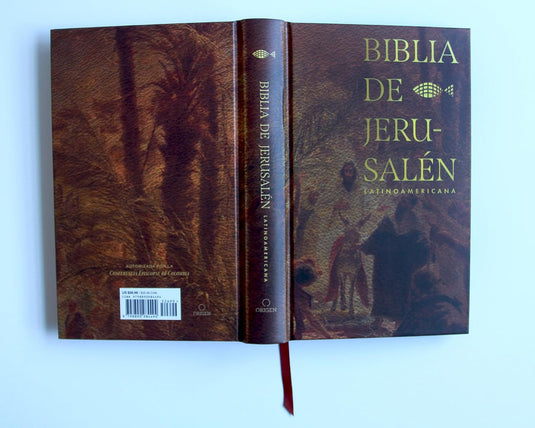 Biblia de Jerusalén Latinoamericana, tapa dura marrón, edición de regalo