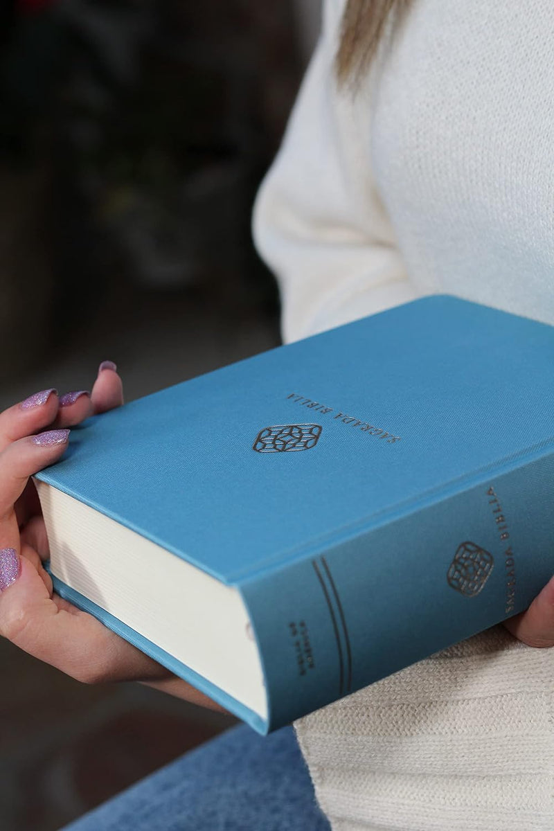 Cargue la imagen en el visor de la galería, Biblia Católica, Edición para Notas, Tapa dura/tela, Azul, Comfort Print
