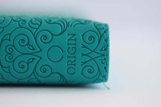 KJV Holy Bible, Large Print, Zipper, Aquamarine Premium Imitation Leather (Biblia en inglés)
