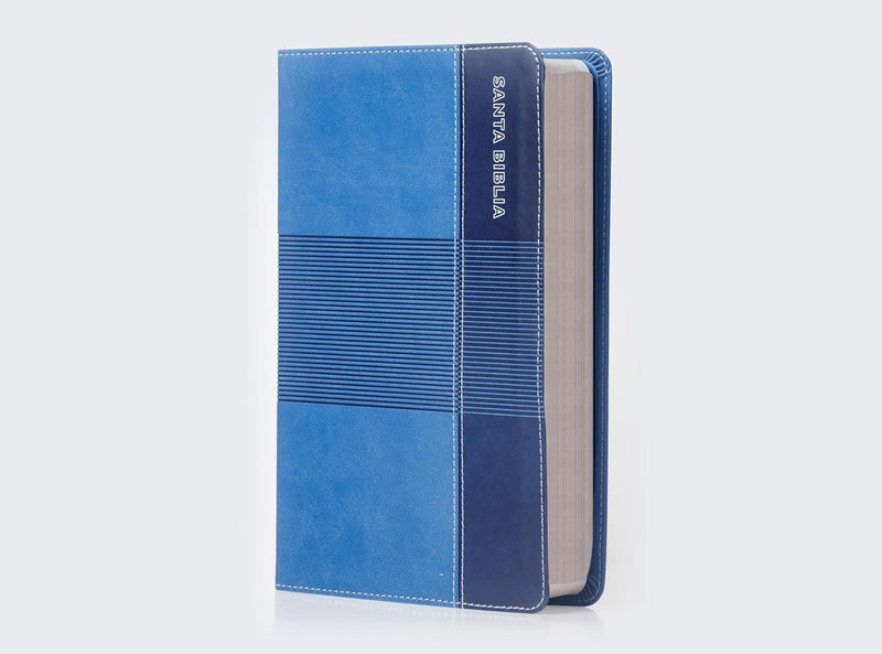 Cargue la imagen en el visor de la galería, Biblia de Estudio para Jóvenes Adolescentes RVR 1960, imitación piel azul
