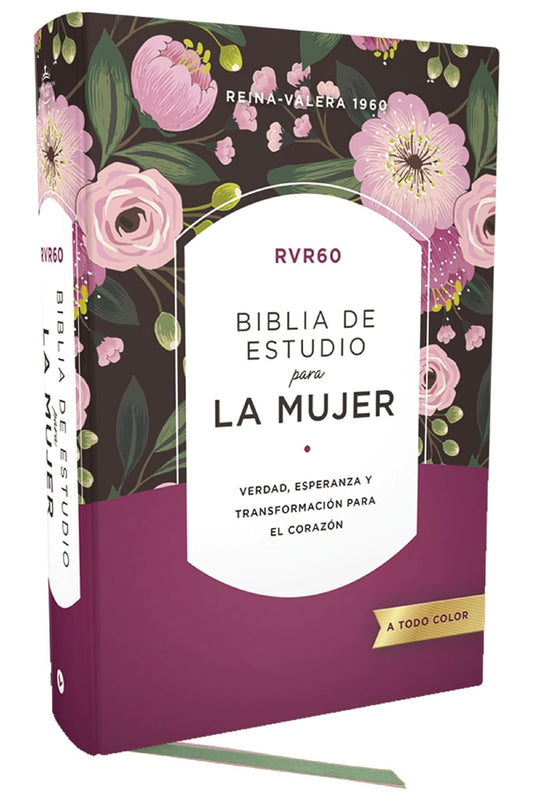 Biblia de estudio para la mujer RVR 1960, Verdad, esperanza y transformación para el corazón, Tapa dura