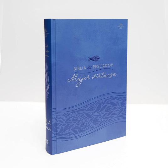 Biblia del Pescador Mujer virtuosa RVR 1960, Letra Grande, tapa dura floral