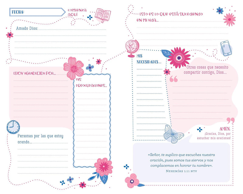 Cargue la imagen en el visor de la galería, El Mapa de Oración para las niñas: Un Diario Creativo
