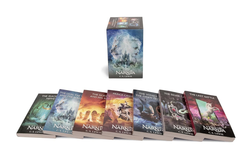Cargue la imagen en el visor de la galería, The Chronicles of Narnia Box Set (Books 1–7) Softcover, Pocket Edition
