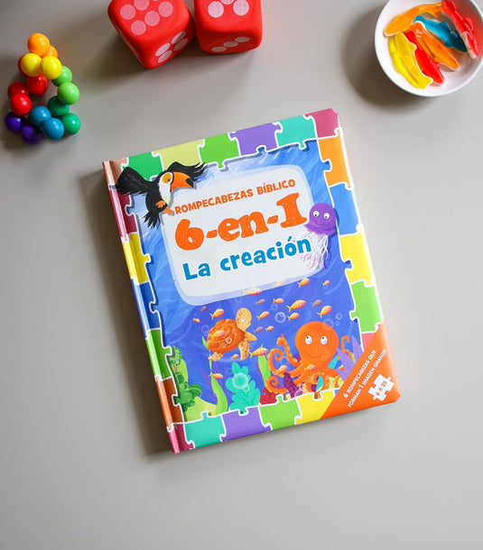 Rompecabezas Bíblico 6 en 1, La Creación