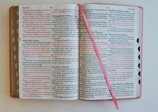 KJV Holy Bible, Giant Print,  Index, Pink Premium Imitation Leather (Biblia en inglés)