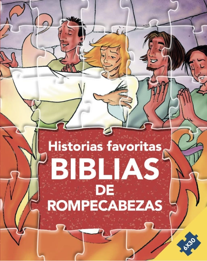 Cargue la imagen en el visor de la galería, Biblia con Rompecabezas para Niños, Historias favoritas
