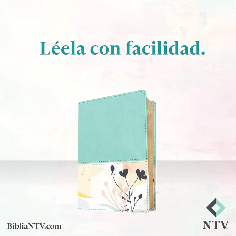 Cargue la imagen en el visor de la galería, Santa Biblia NTV, Letra Grande, Edición Compacta, SentiPiel menta
