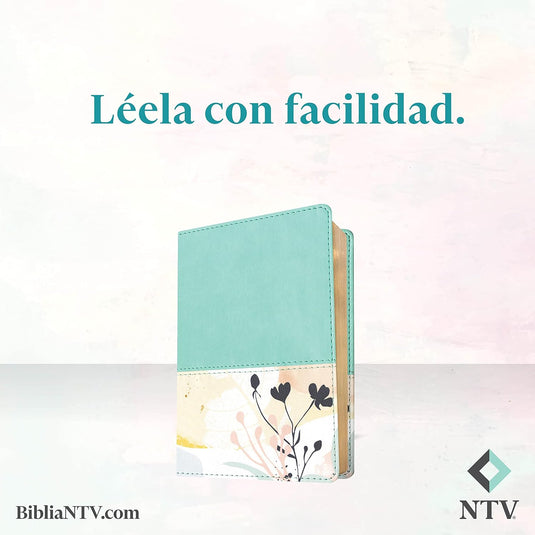 Santa Biblia NTV, Letra Grande, Edición Compacta, SentiPiel menta