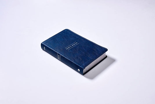 Biblia del Ministro NVI, Revisión 2022, Letra Grande, con índice, Leathersoft Azul marino