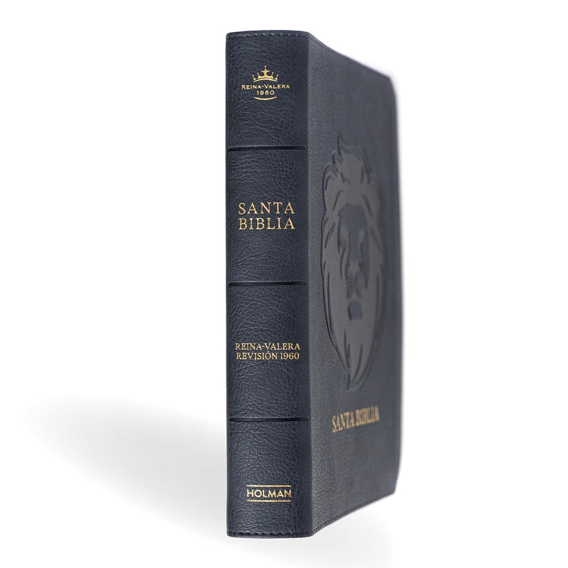 Cargue la imagen en el visor de la galería, Biblia RVR 1960, Letra Grande, Tamaño Manual, edición especial, león ceniza
