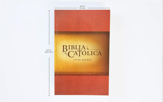 Biblia Católica, Letra Grande, tapa rústica