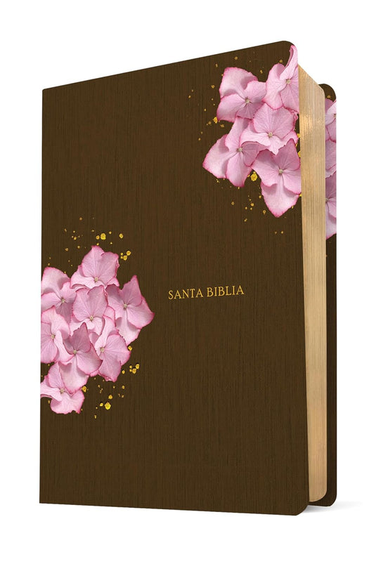Biblia de estudio del Diario Vivir NTV, SentiPiel café/rosa