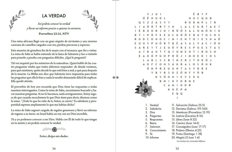 Cargue la imagen en el visor de la galería, Sopas de letras 100 devocionales para mujeres promesas de Dios: Letra Grande
