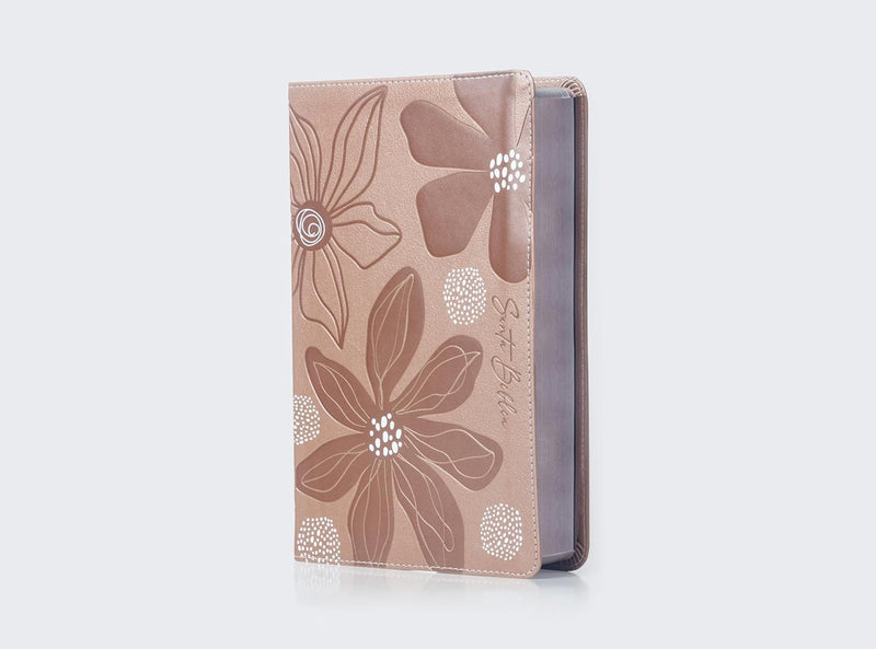 Cargue la imagen en el visor de la galería, Biblia de estudio para jóvenes RVR 1960, imitación piel rosa
