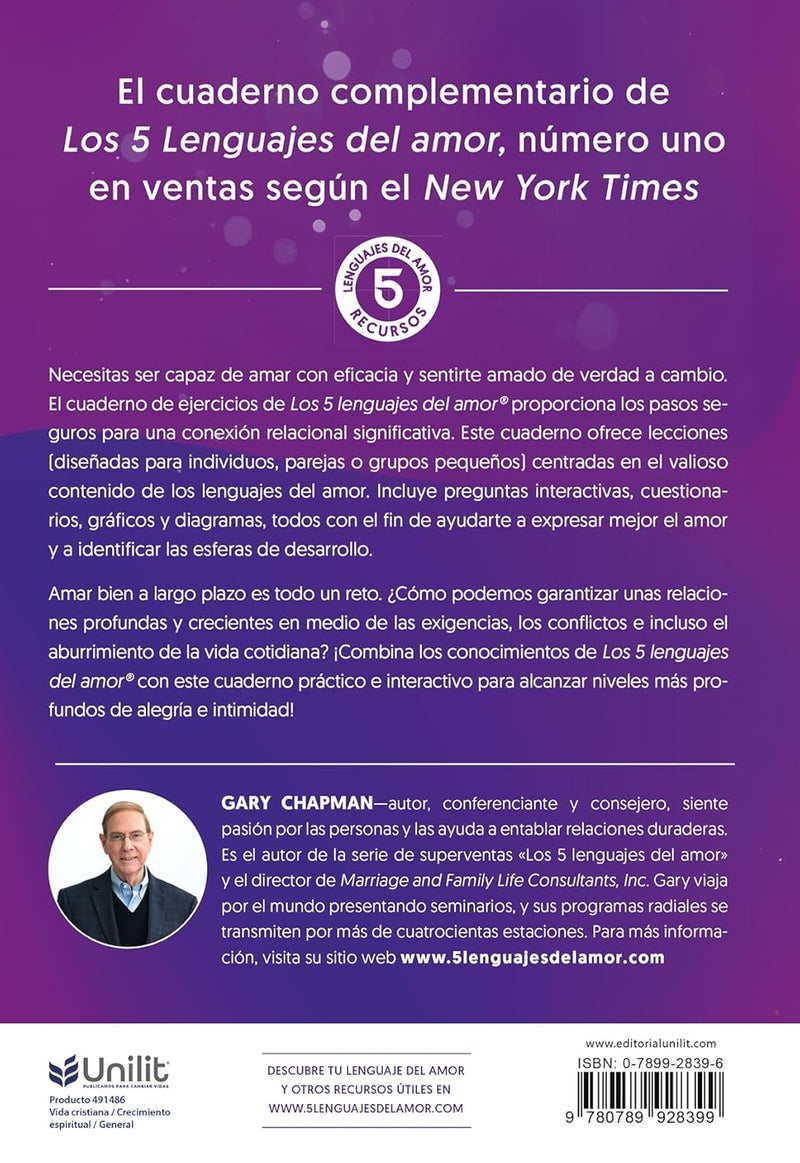 Cargue la imagen en el visor de la galería, Los 5 lenguajes del amor - Cuaderno de ejercicios
