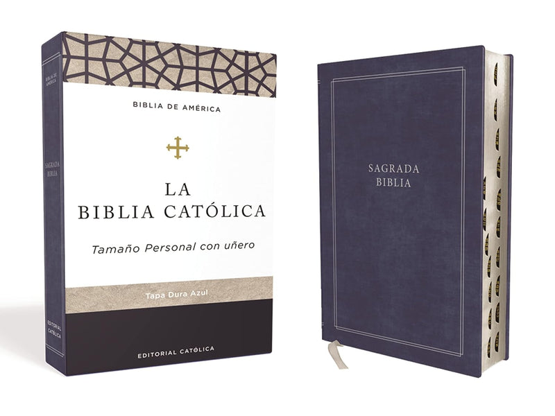 Cargue la imagen en el visor de la galería, Biblia Católica Regalos y Ceremonias, con Índice, Tapa dura azul
