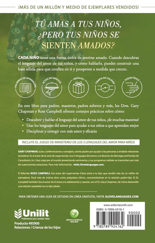 Los 5 lenguajes del amor de los niños (para los padres)