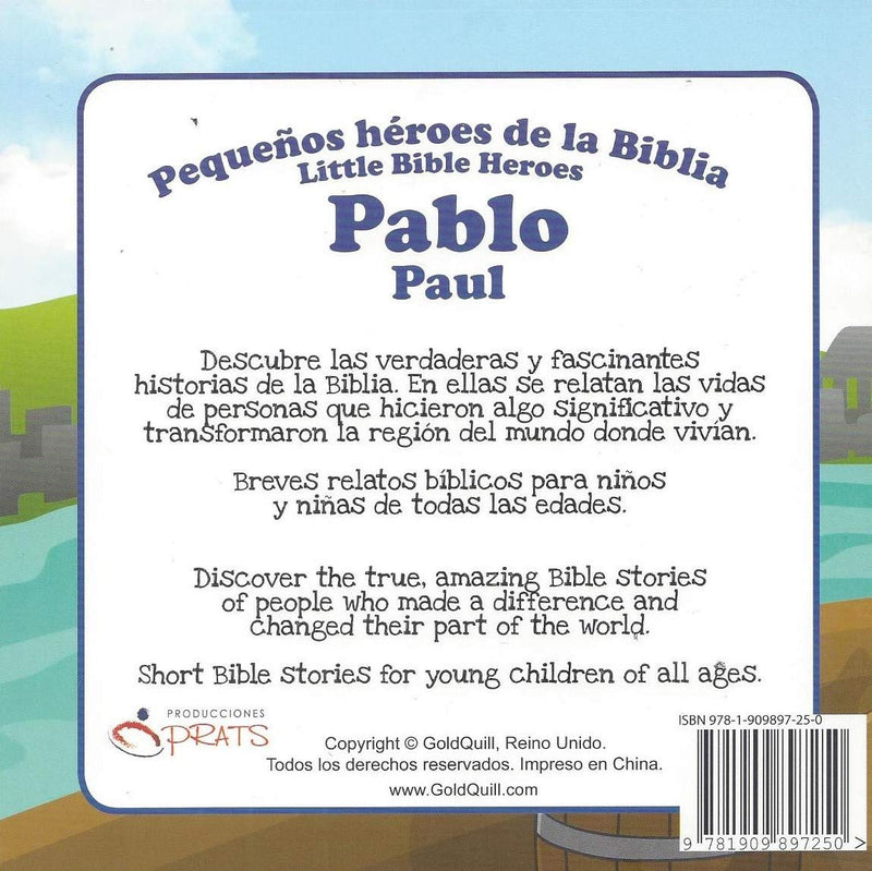 Cargue la imagen en el visor de la galería, Libro Bilingüe Pablo- Paul (Pequeños héroes de la Biblia)
