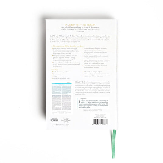 Biblia de estudio de César Vidal RVR 1960, tapa dura